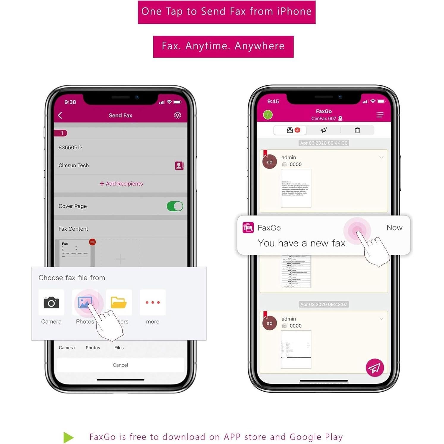 Servidor de Fax CimFAX CF-C2102 Sin Papel para Windows/Mac