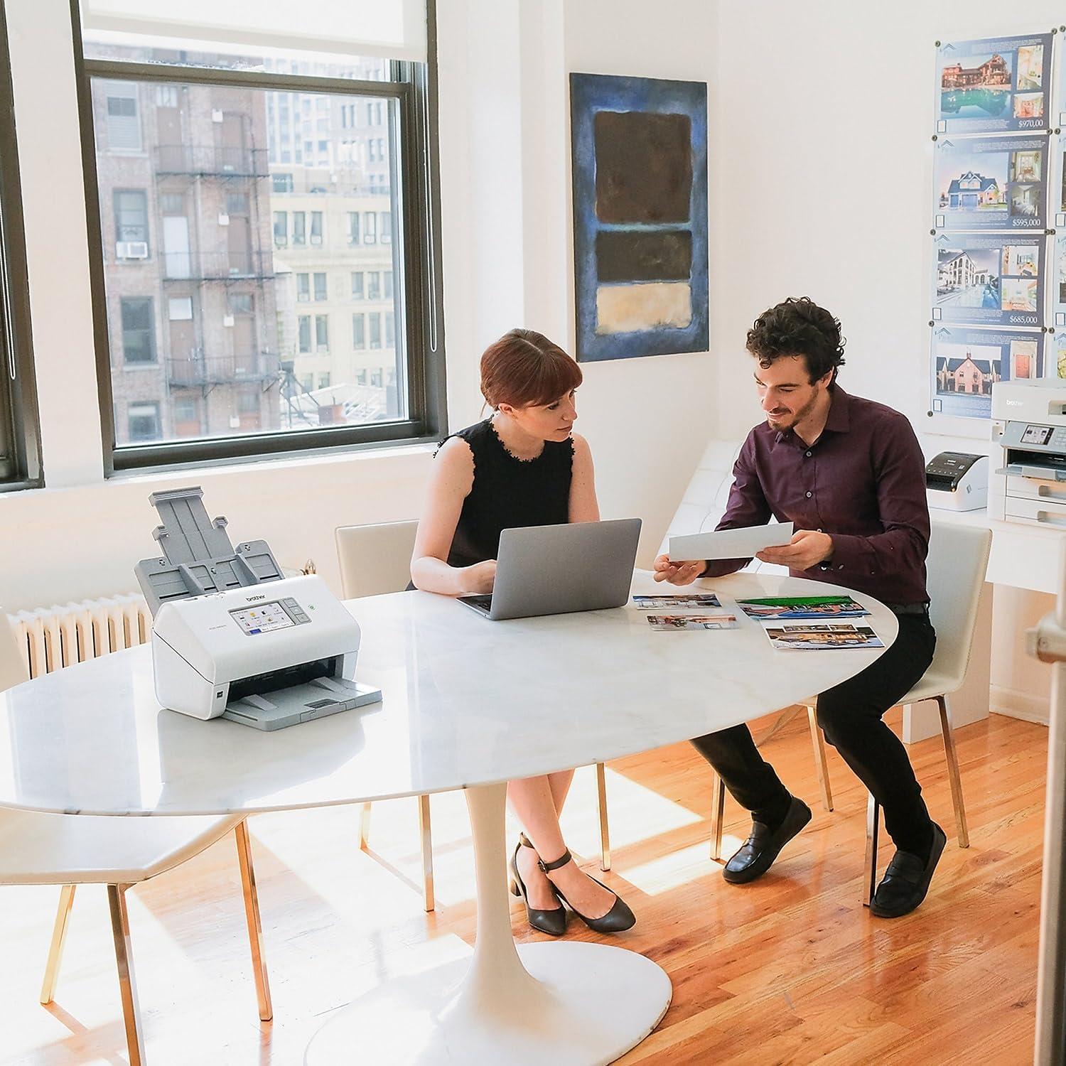 Escáner de Escritorio Brother ADS-4900W Dúplex Inalámbrico