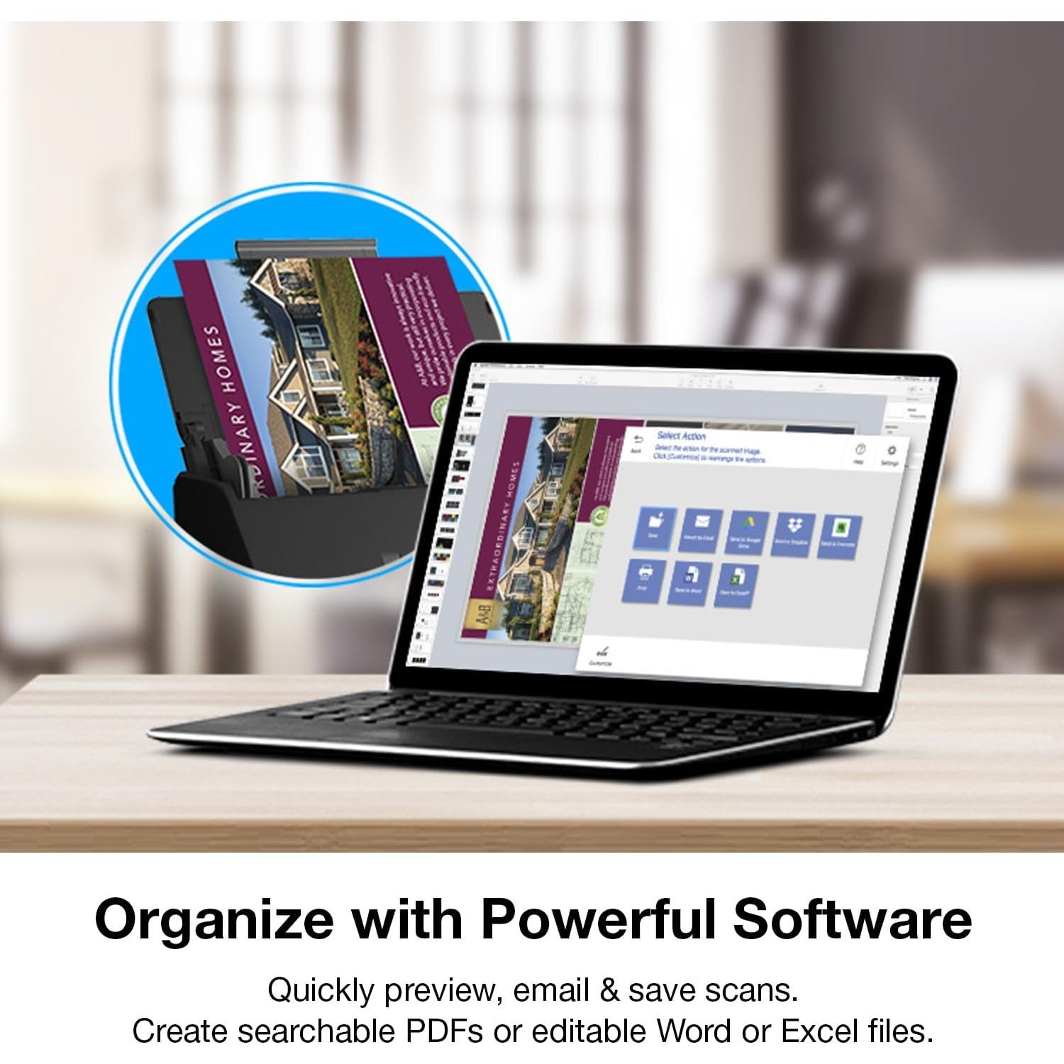 Escáner de Documentos Dúplex Epson WorkForce ES-400 II ADF