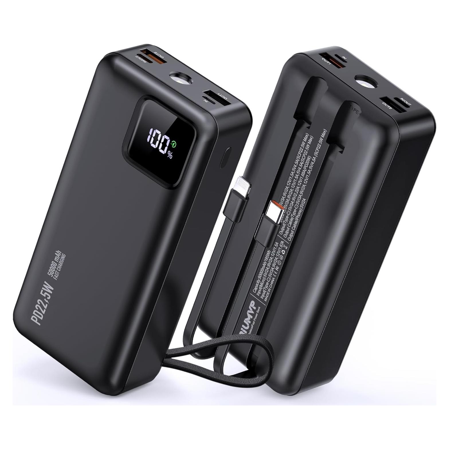 Banco de Energía DONG GUANG 50000mAh Carga Rápida USB-C