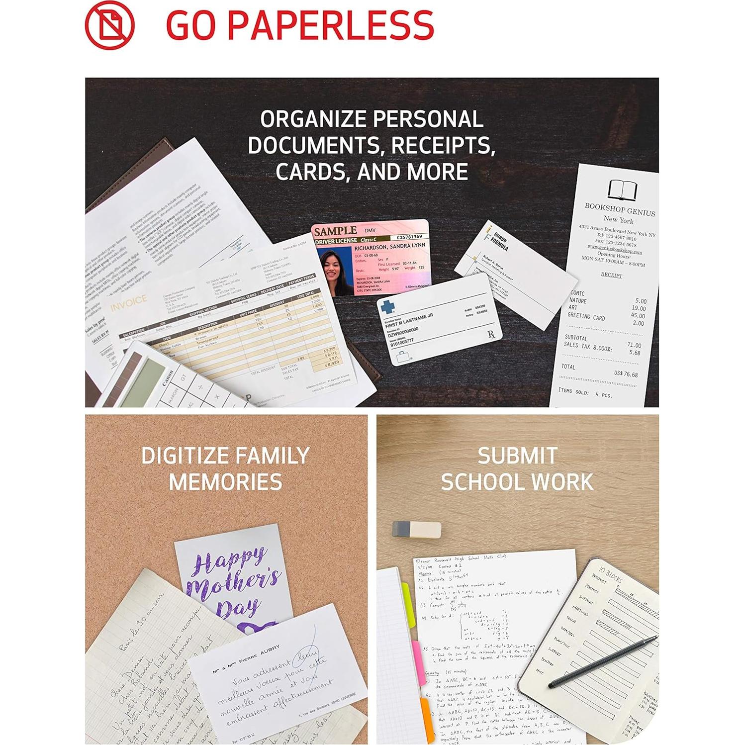 Escáner de Documentos Portátil Canon imageFORMULA R10 USB