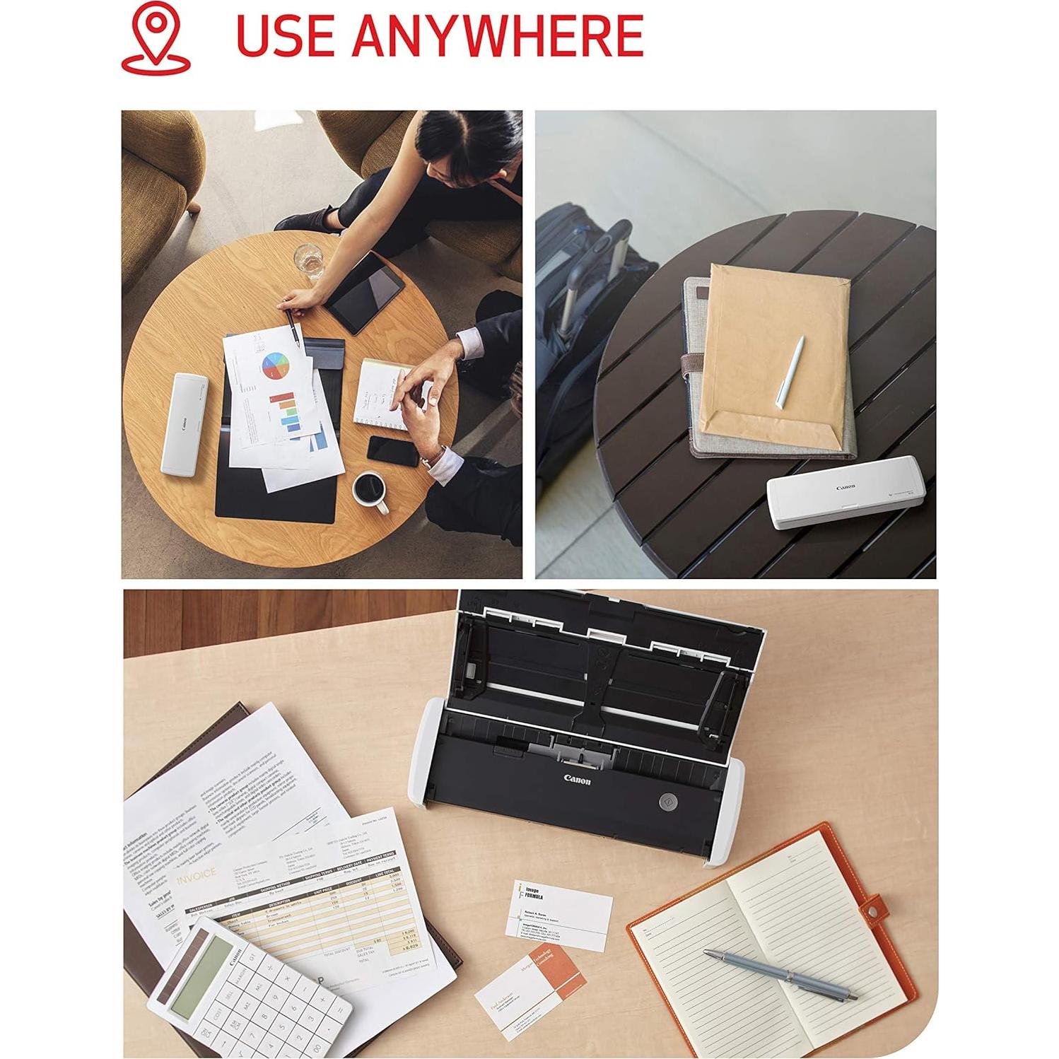 Escáner de Documentos Portátil Canon imageFORMULA R10 USB