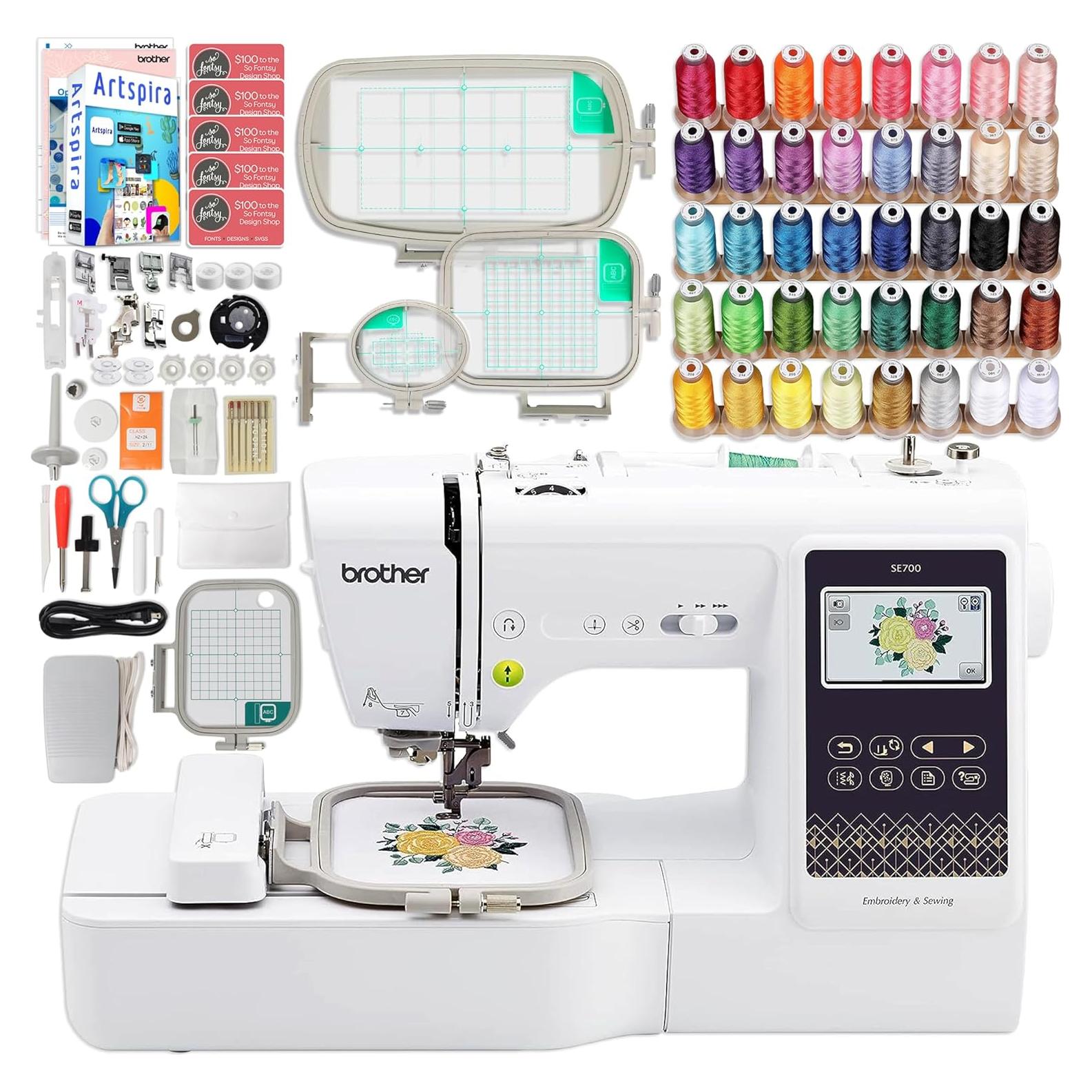 Máquina de Bordado y Costura Brother SE700 Combo 4" x 4"