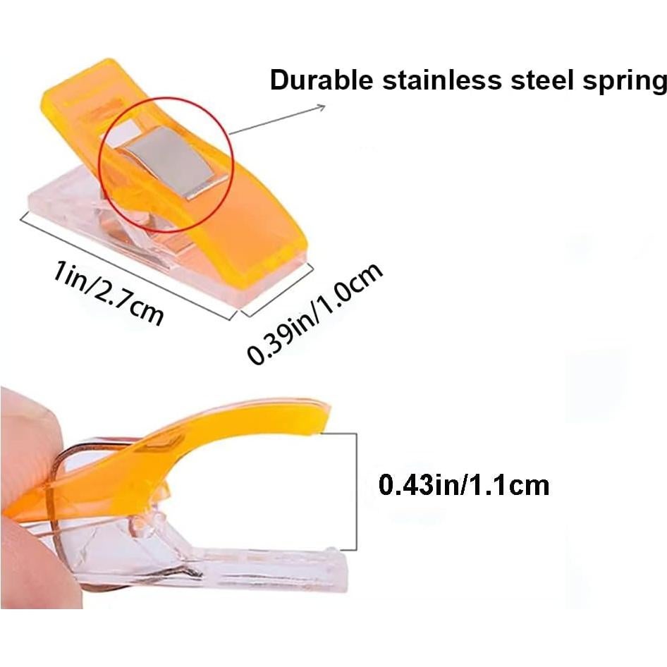 Pinzas de Coser OZXTYO 100 Pcs Multicolor para Tela