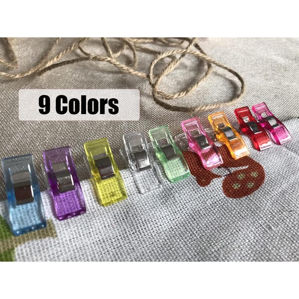 Pinzas de Coser OZXTYO 100 Pcs Multicolor para Tela
