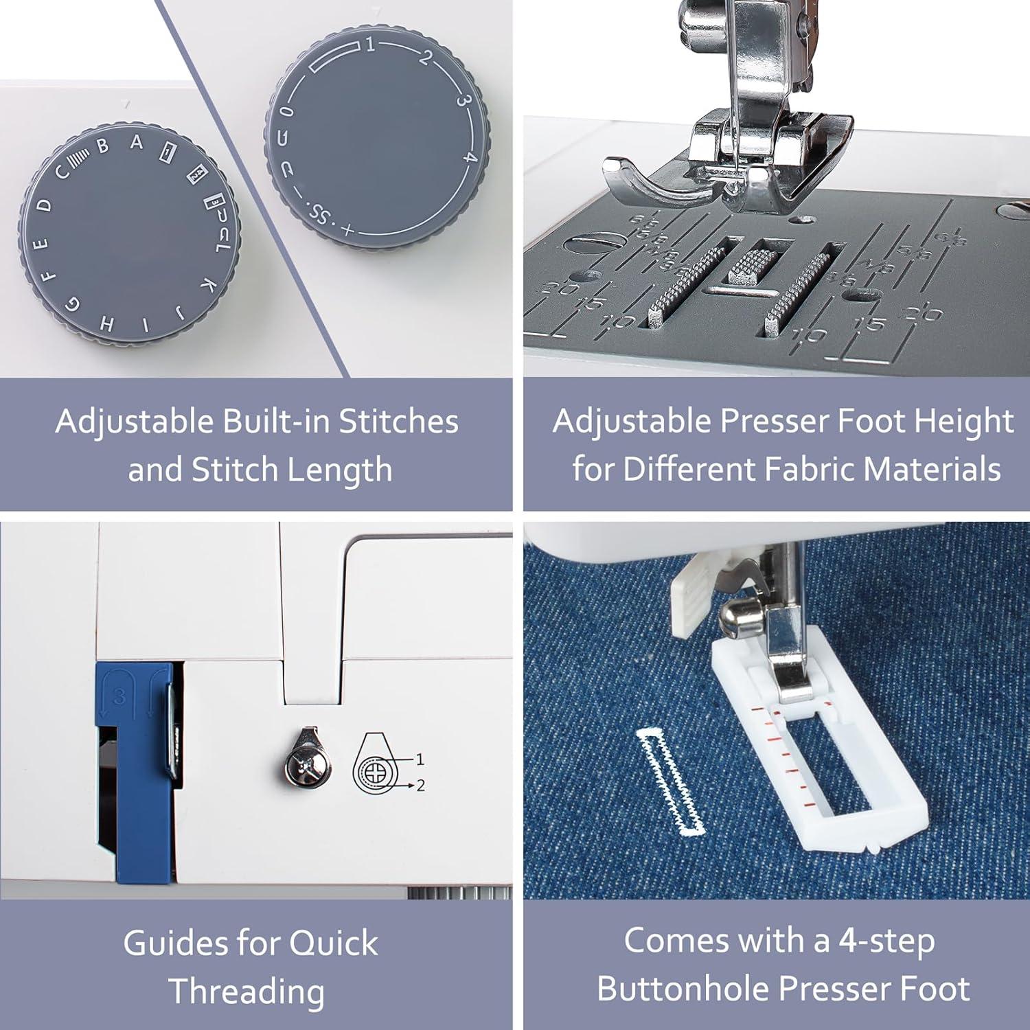 Máquina de Coser FEIYUE FYe310 con Motor Servo y 25 Puntadas