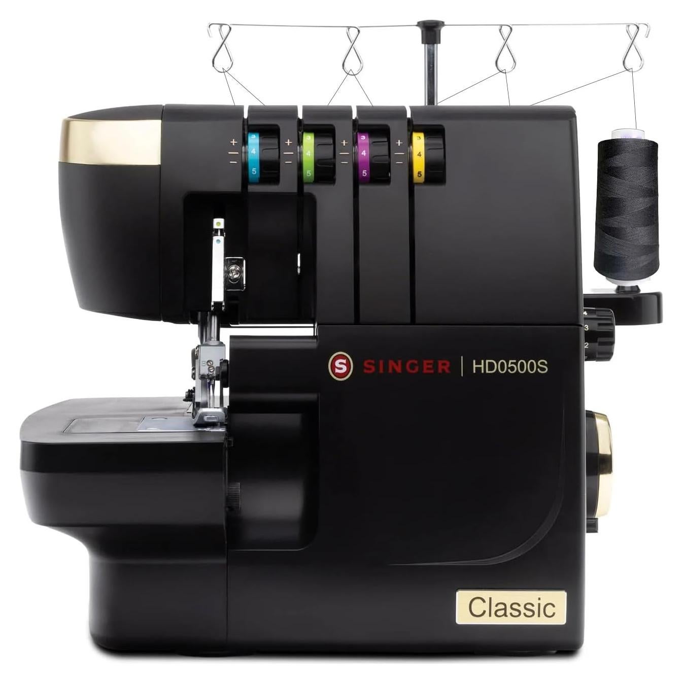 Máquina de Coser Overlock SINGER HD0500S 2/3/4 Hilos 1300 PPM