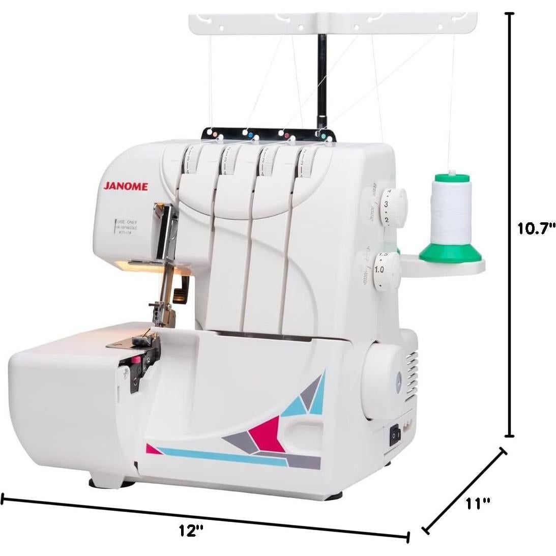 Máquina Overlock Janome MOD-8933 con Enhebrado Automático