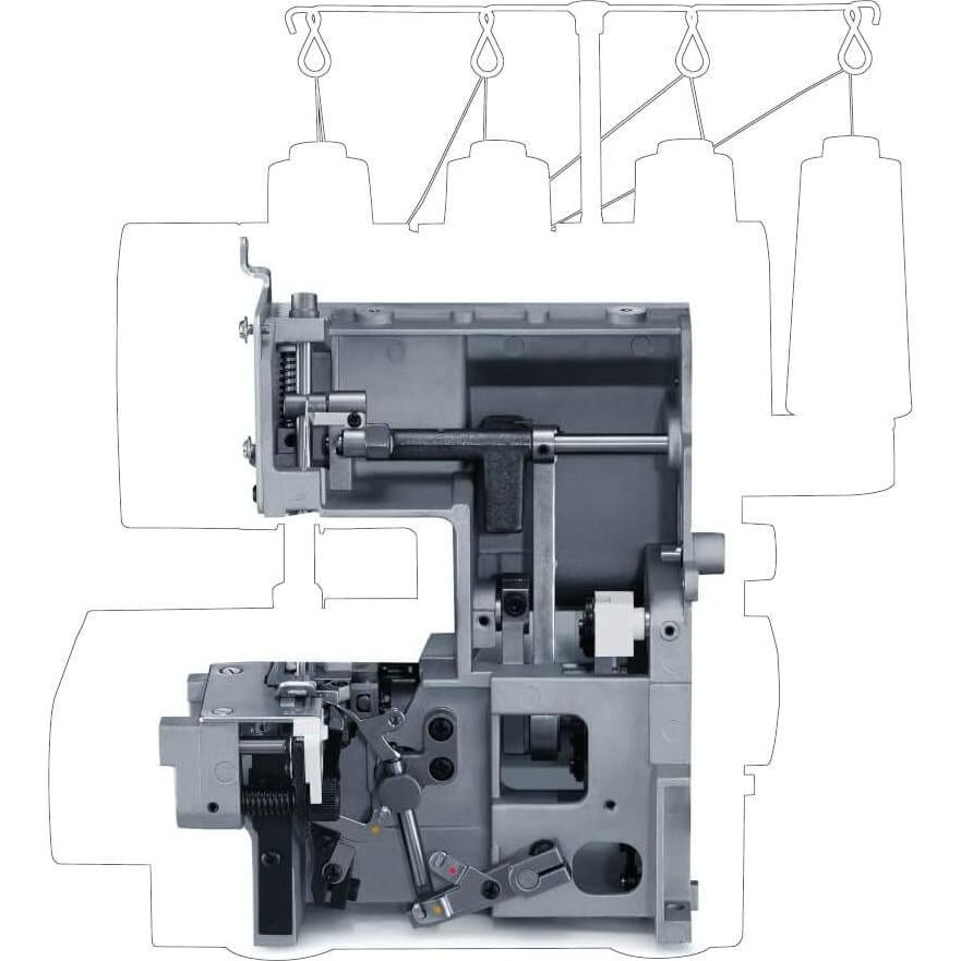 Overlock SINGER Heavy Duty 14HD854 - 6 Tipos de Puntadas