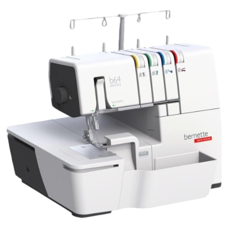 Máquina de Coser Bernette B64 Airlock con Enhebrador Automático