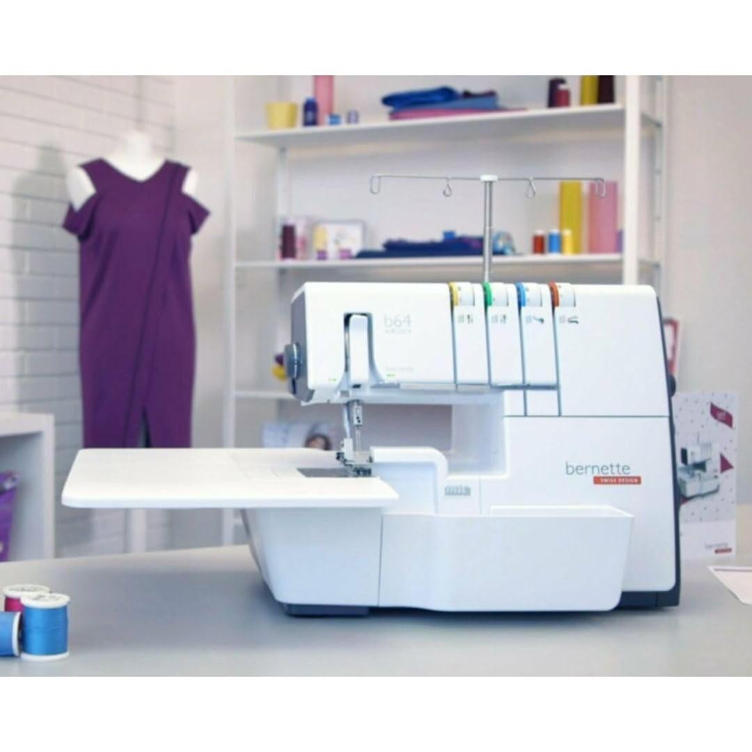 Máquina de Coser Bernette B64 Airlock con Enhebrador Automático