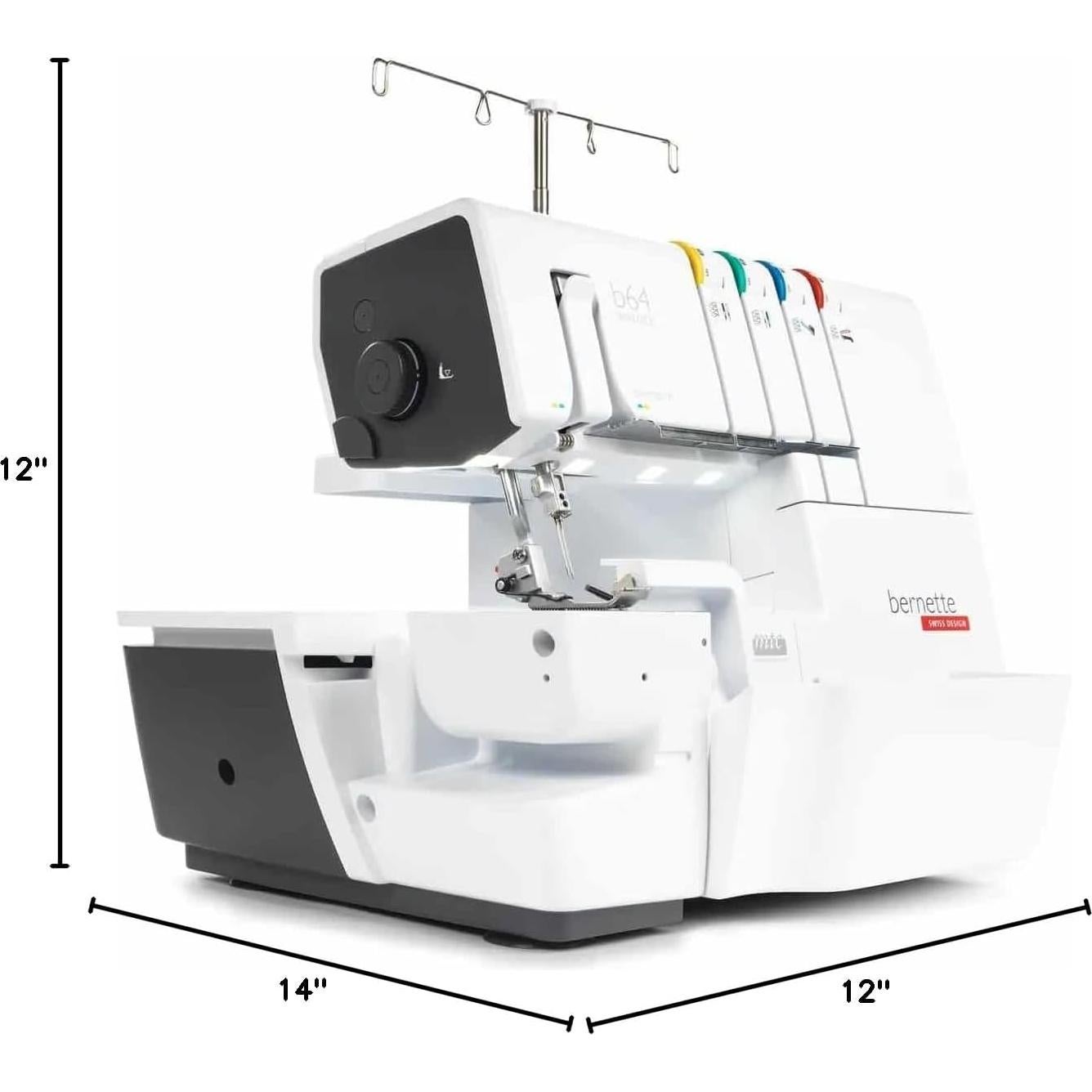 Máquina de Coser Bernette B64 Airlock con Enhebrador Automático