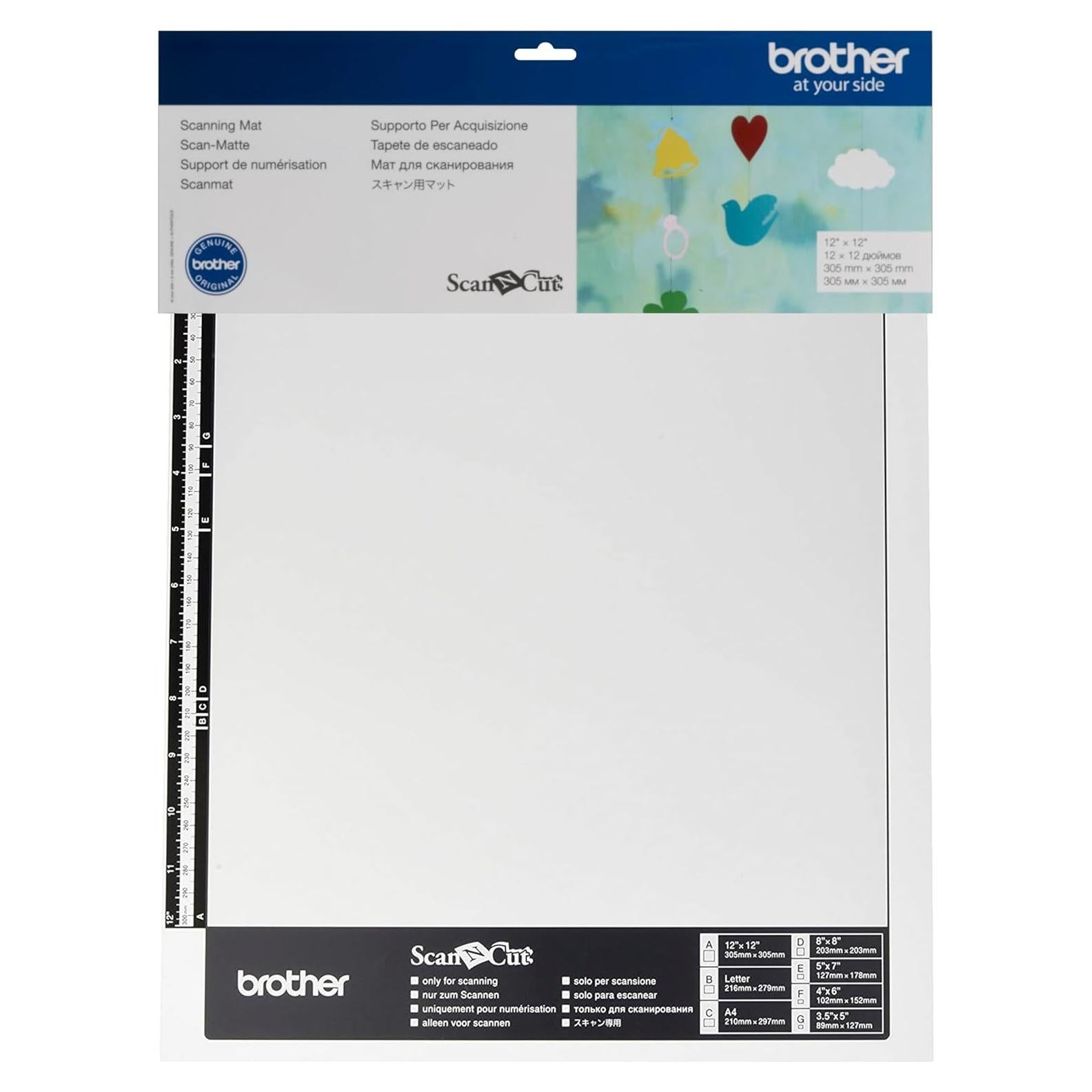 Alfombrilla de Escaneo Brother CAMATS12 30.48x30.48 cm No Adherente