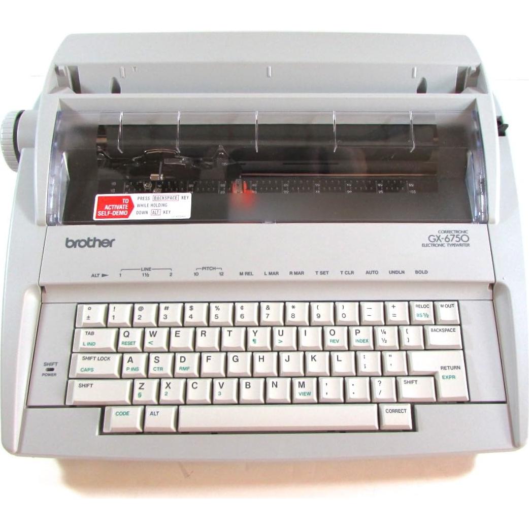 Máquina de Escribir Eléctrica Brother GX-6750 Portátil
