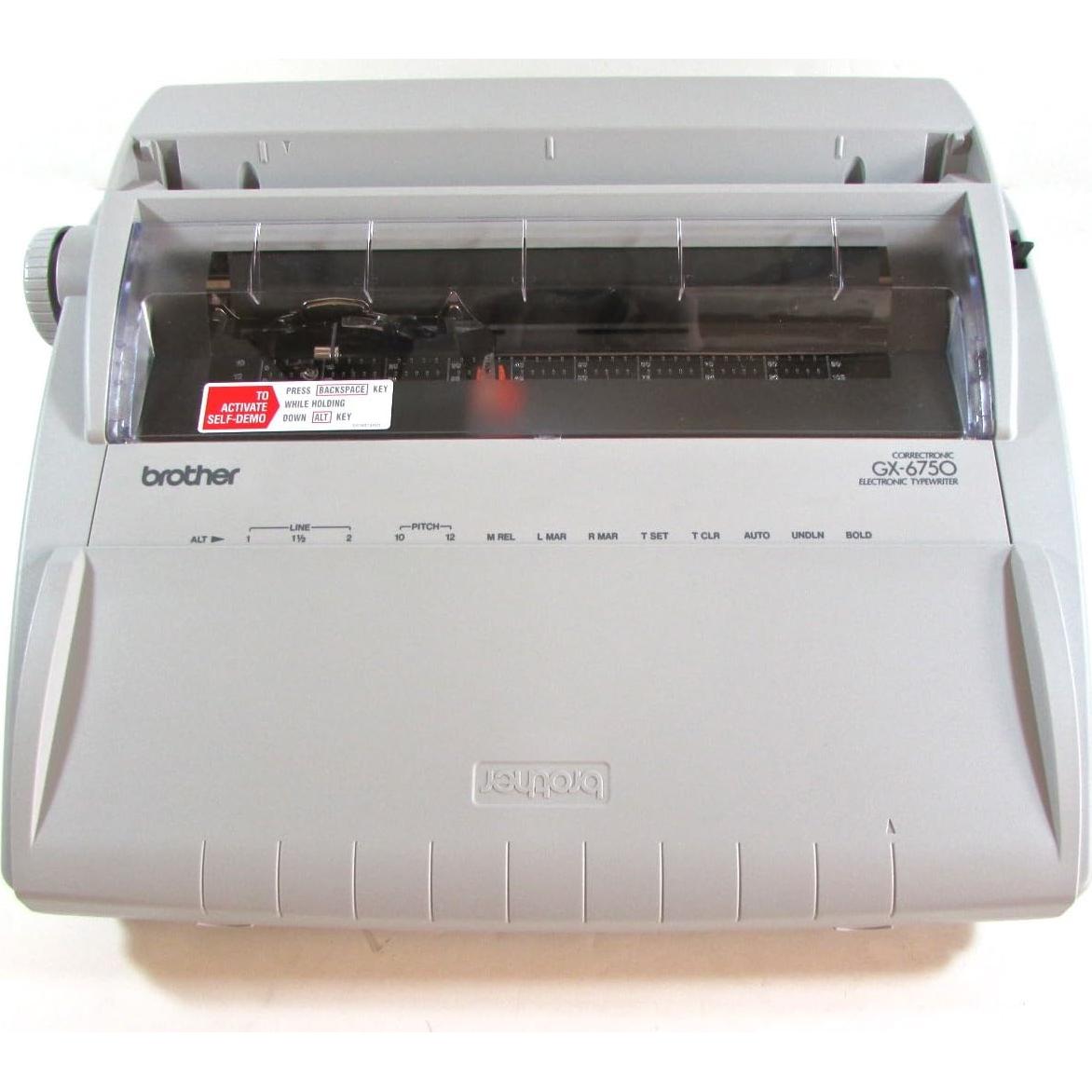 Máquina de Escribir Eléctrica Brother GX-6750 Portátil