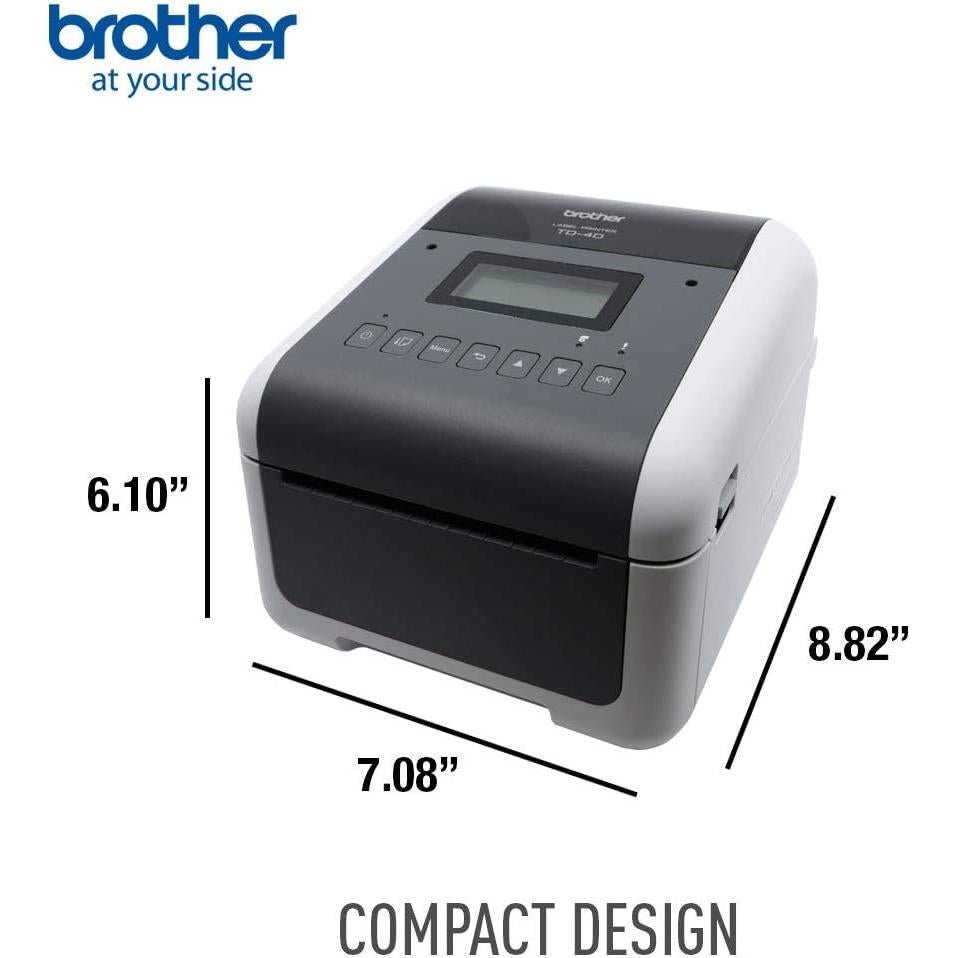 Impresora Térmica Brother TD-4550DNWB 300 dpi Wi-Fi USB