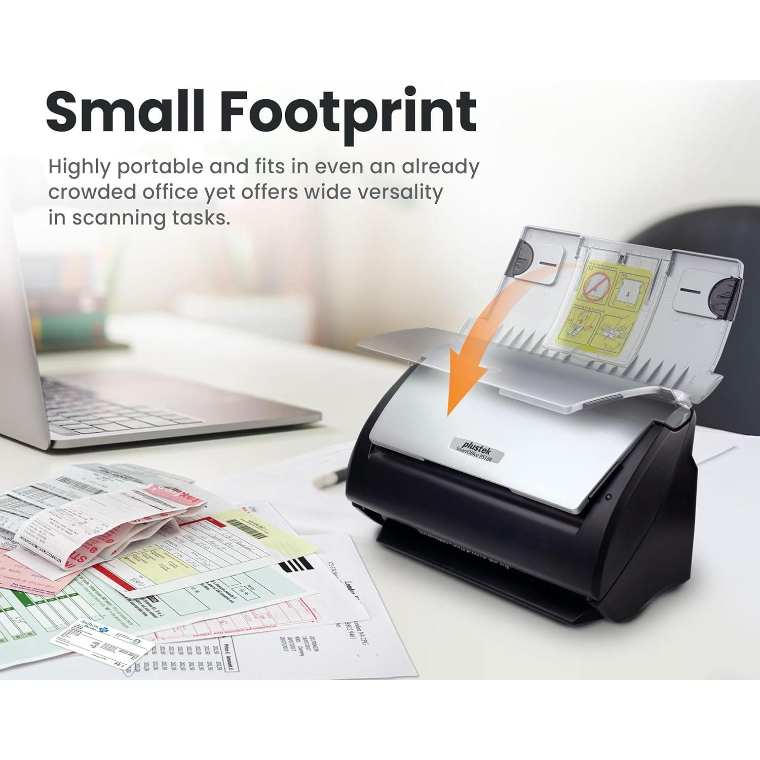 Escáner Doble Cara Plustek PS188 ADF 30 Páginas por Minuto