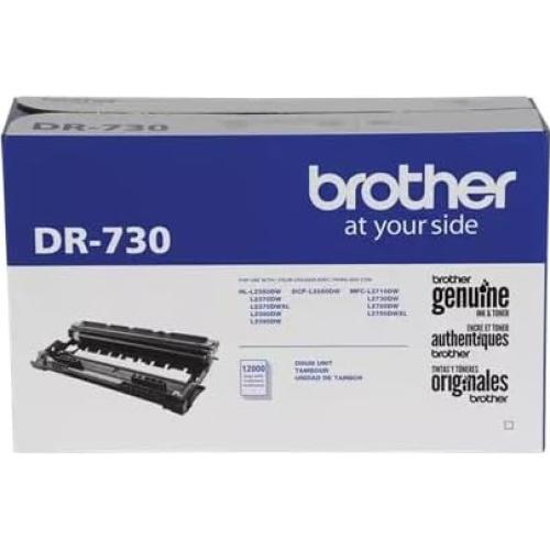 Unidad de tambor Brother DR730 para DCP-L2550 - 12,000 páginas