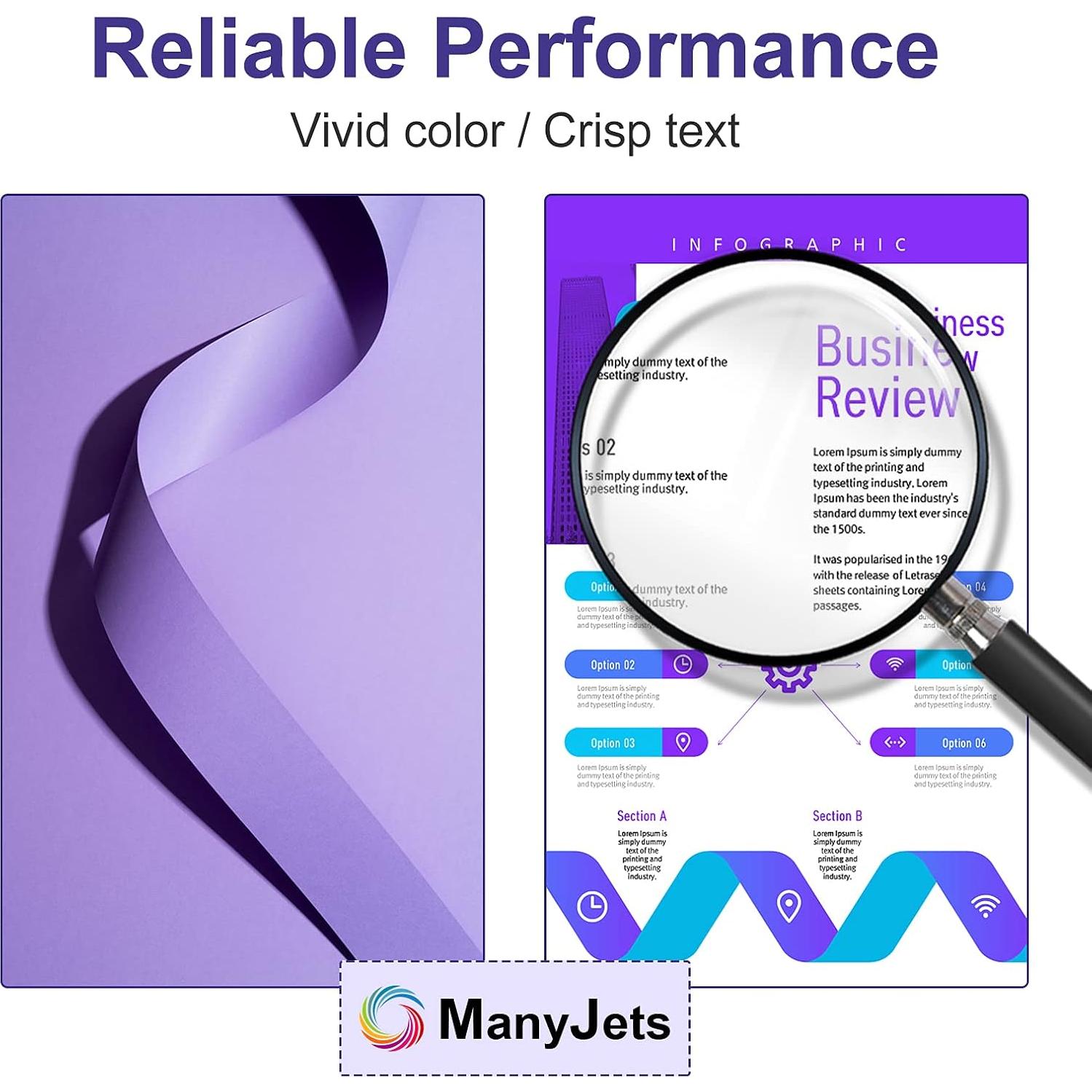 Paquete de 4 Unidades de Tambor DR229CL ManyJets Compatible