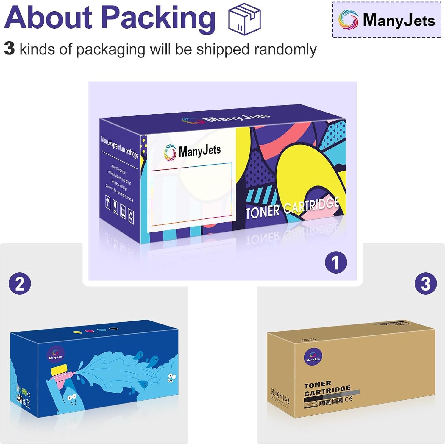 Paquete de 4 Unidades de Tambor DR229CL ManyJets Compatible