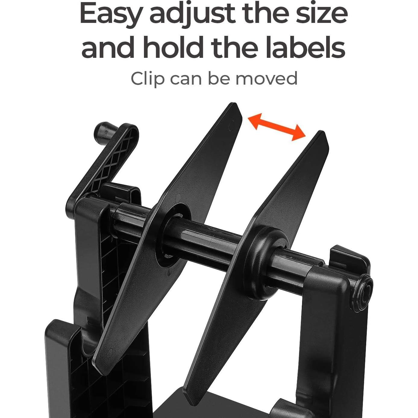 Soporte para Etiquetas MUNBYN 2 en 1, Negro, 26.24x16.99 cm