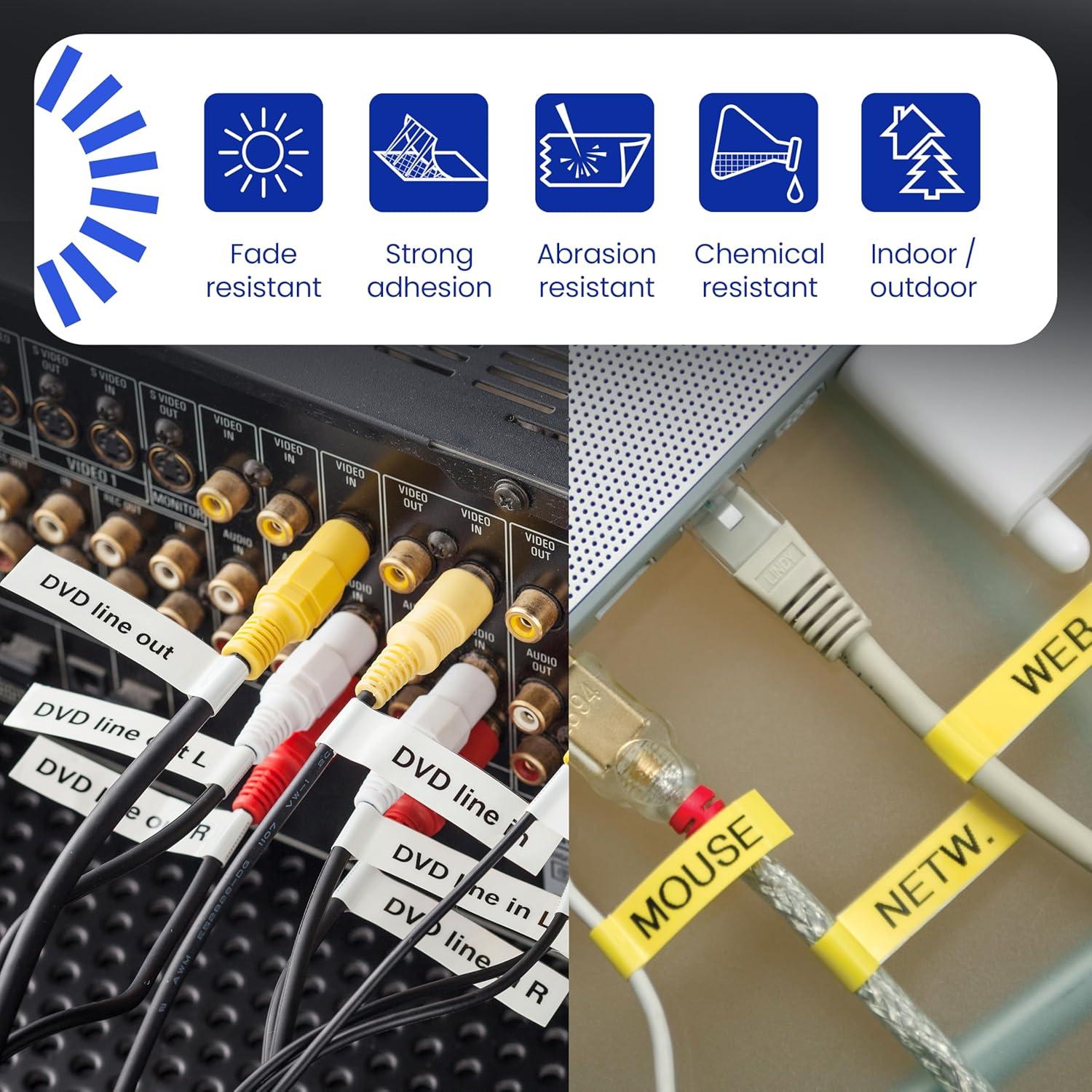 Cinta de Etiquetas Laminadas Brother TZeFX231 12mm x 8m