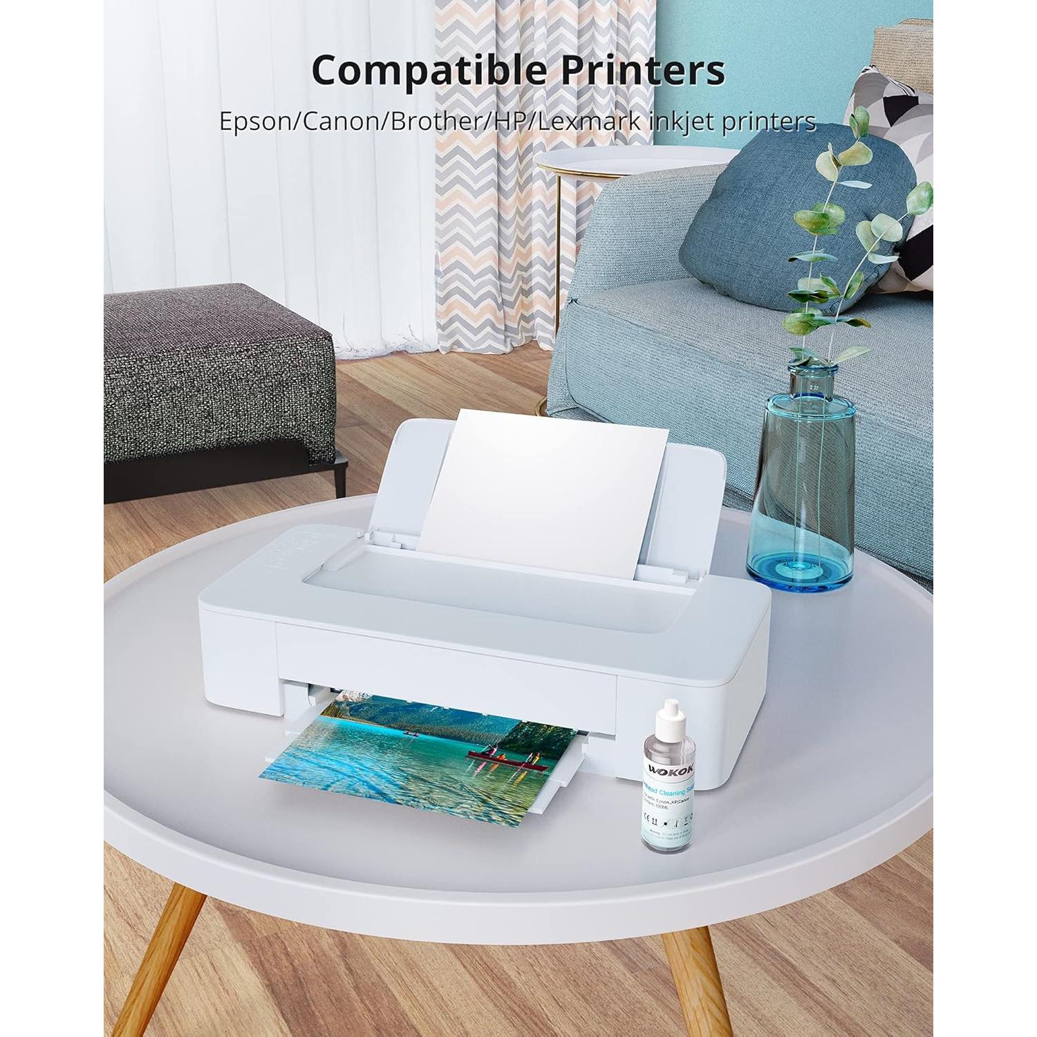 Kit de Limpieza de Cabezal de Impresora WOKOK 100ml para HP/Epson