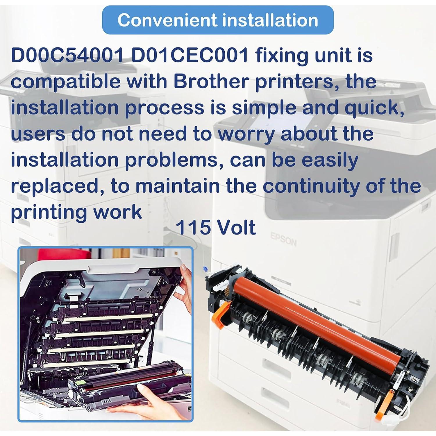 Unidad de Fusión de Impresora REAXOAL D00C54001 115V Compatible Brother