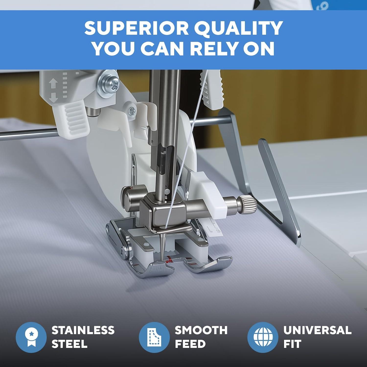 Pie de máquina de coser Brother HUFFEKISS - Acolchado y cuero