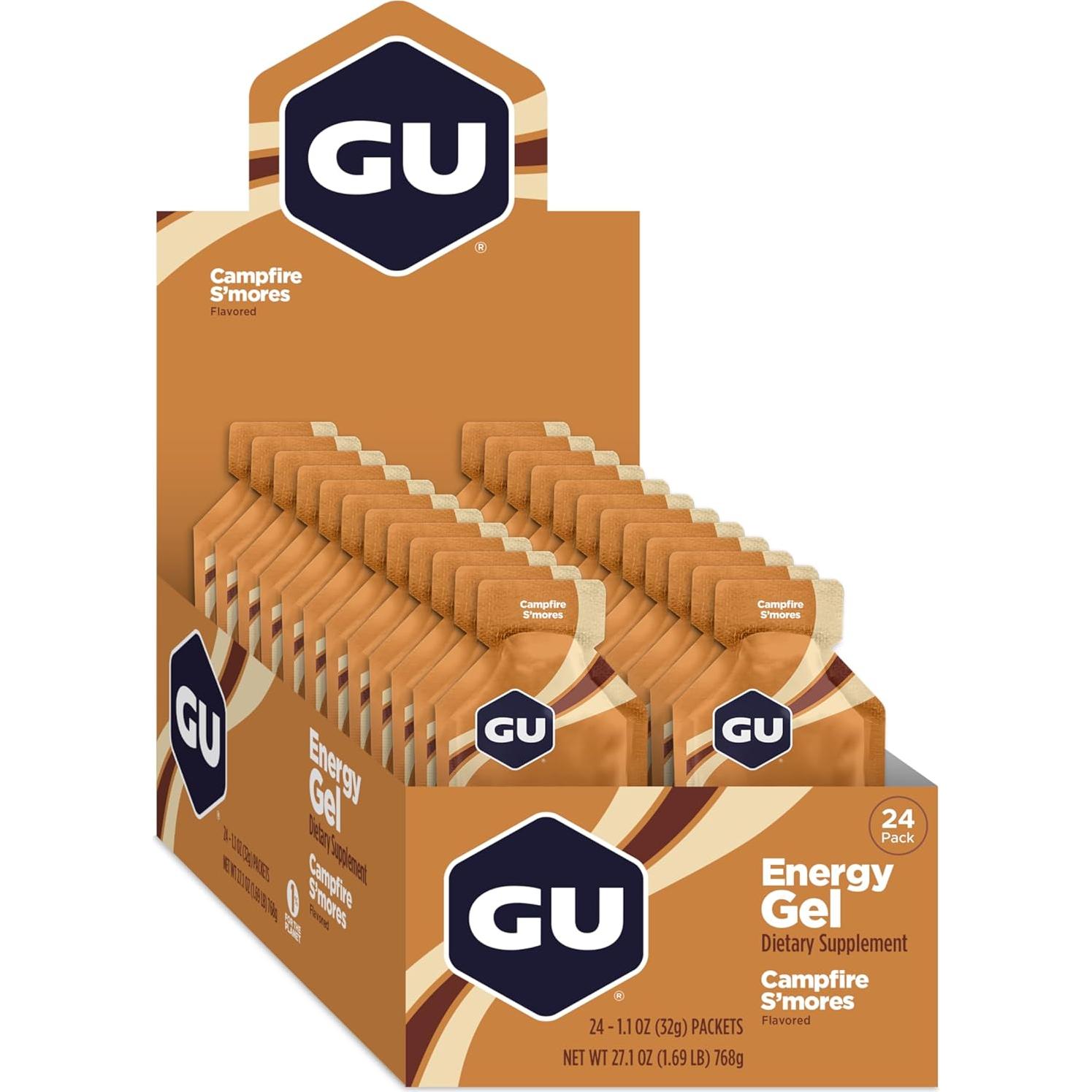 Gel Energético GU S'Mores de Fogata Vegano 24 Unidades