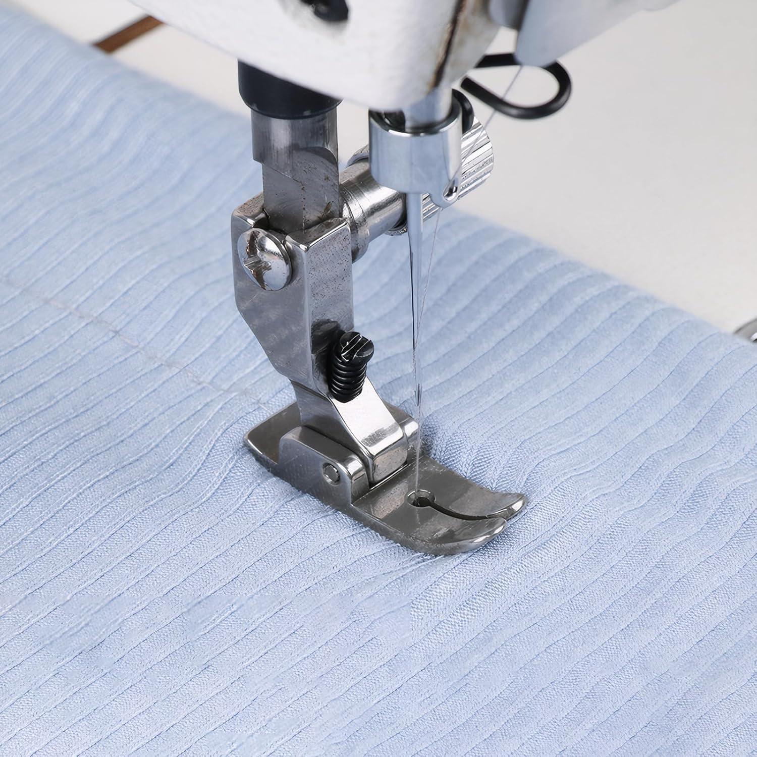 2 Piezas Pie de Prensatelas Acero para Máquina de Coser