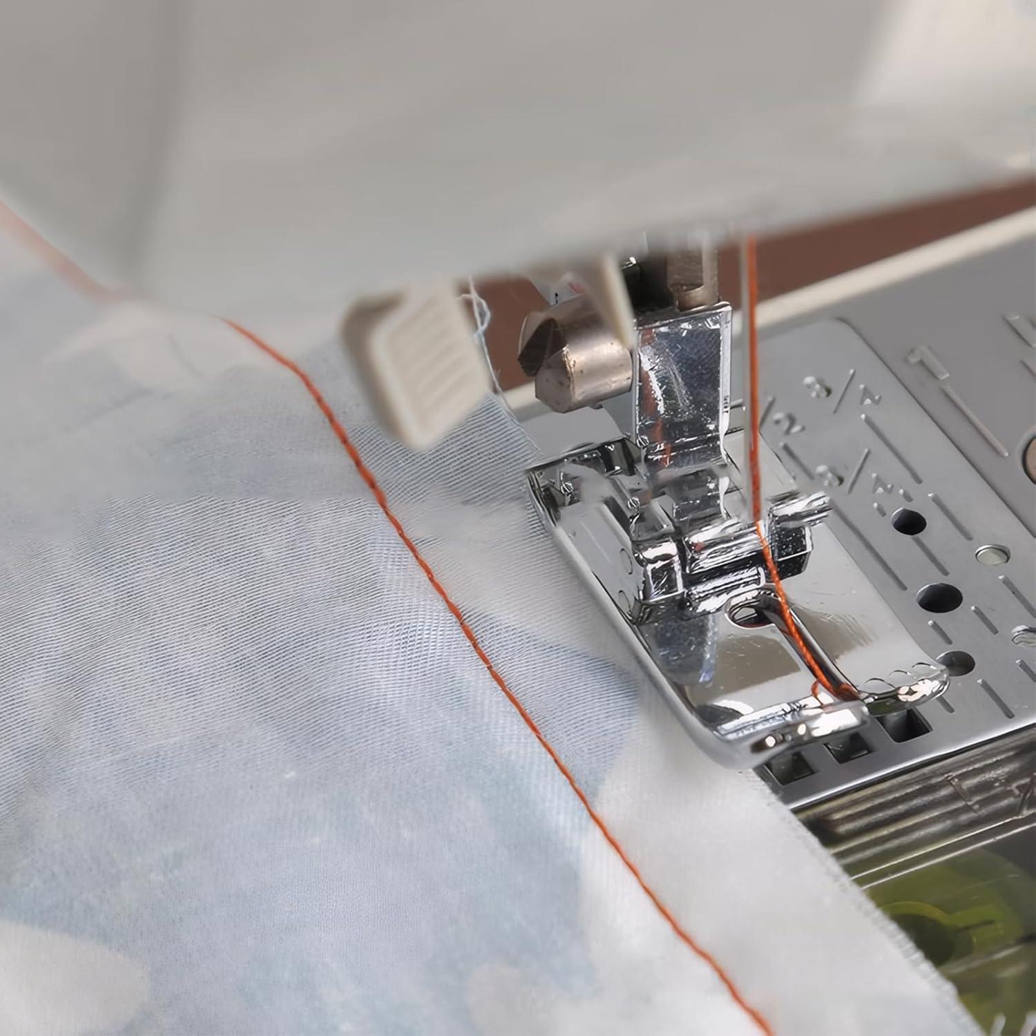 2 Piezas Pie de Prensatelas Acero para Máquina de Coser