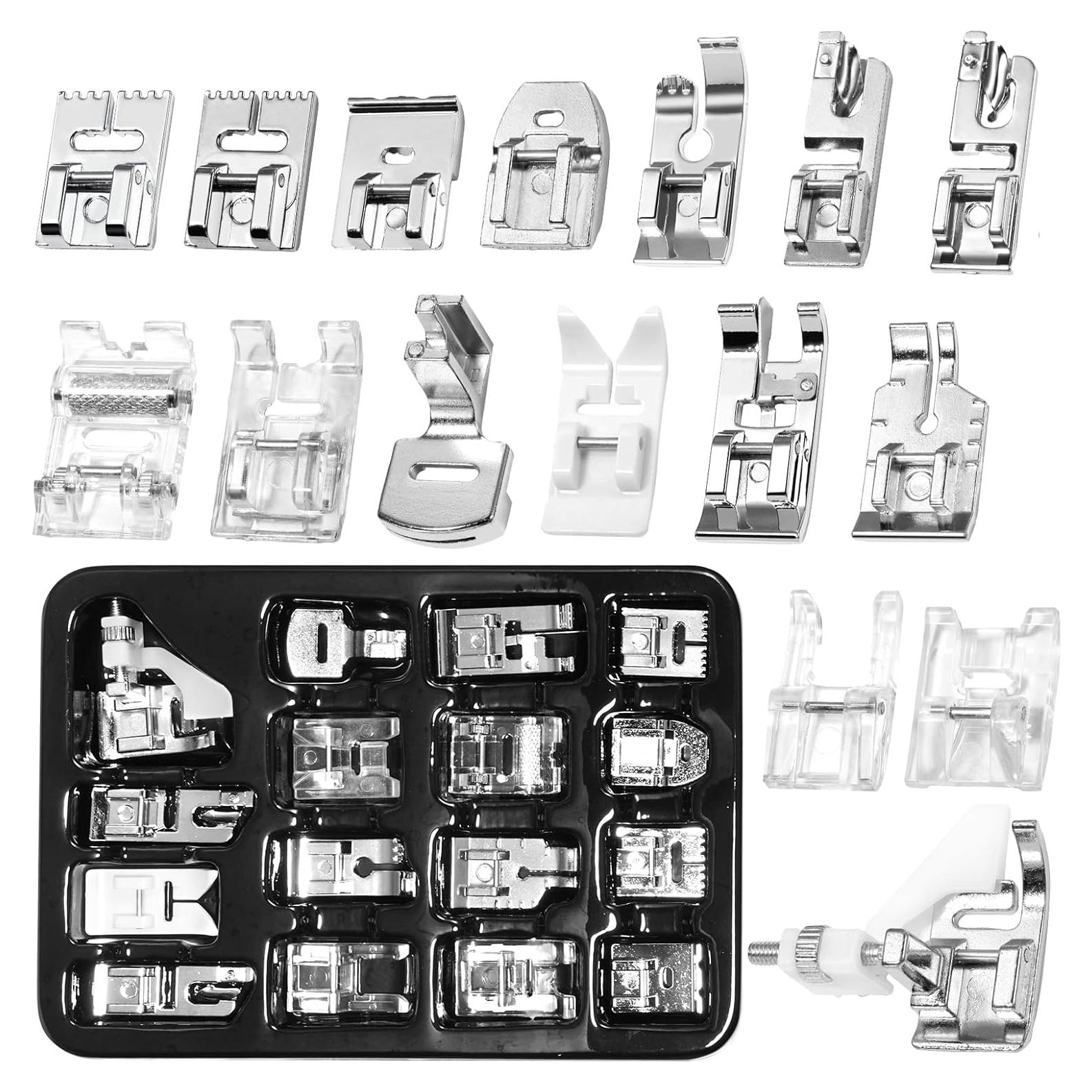 Juego de 16 Piezas de Patas de Prensatelas Cynailli