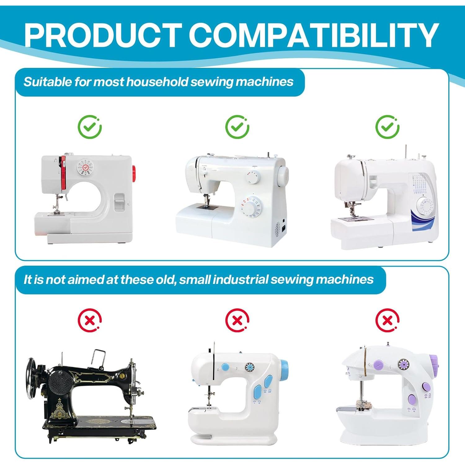 Kit de 11 Piezas de Pies de Prensatelas Uelkr para Coser