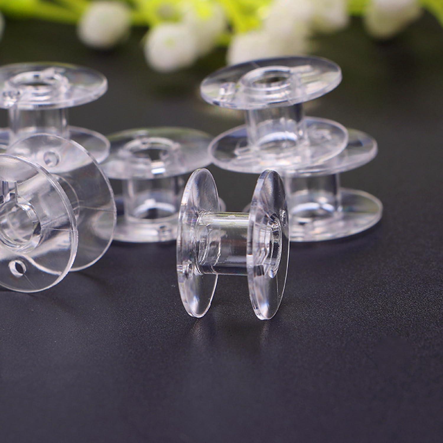 30 Bobinas de Plástico SA156 para Máquina de Coser Brother