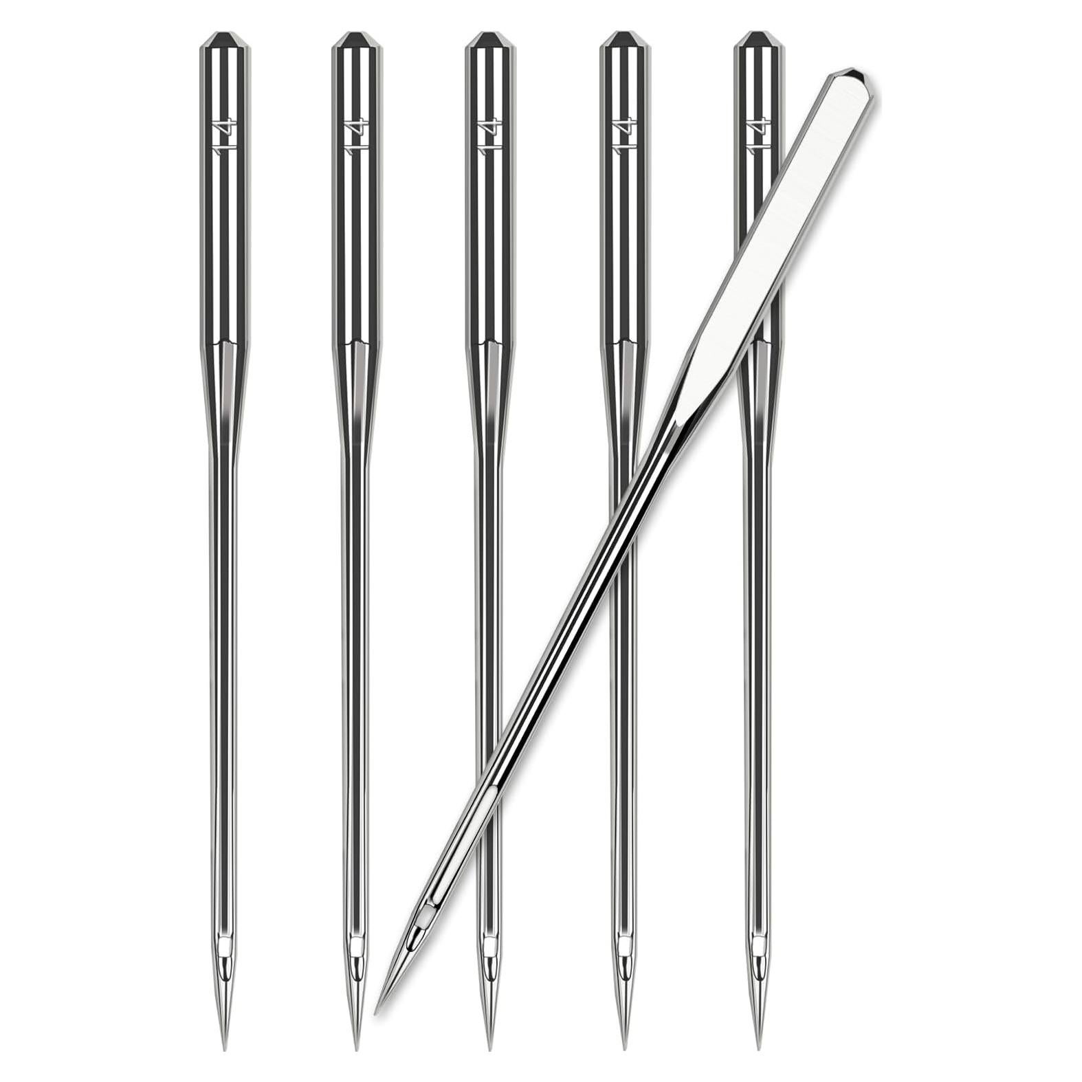 50 Agujas de Máquina de Coser HLARTNET 90/14 Universal para Bordado