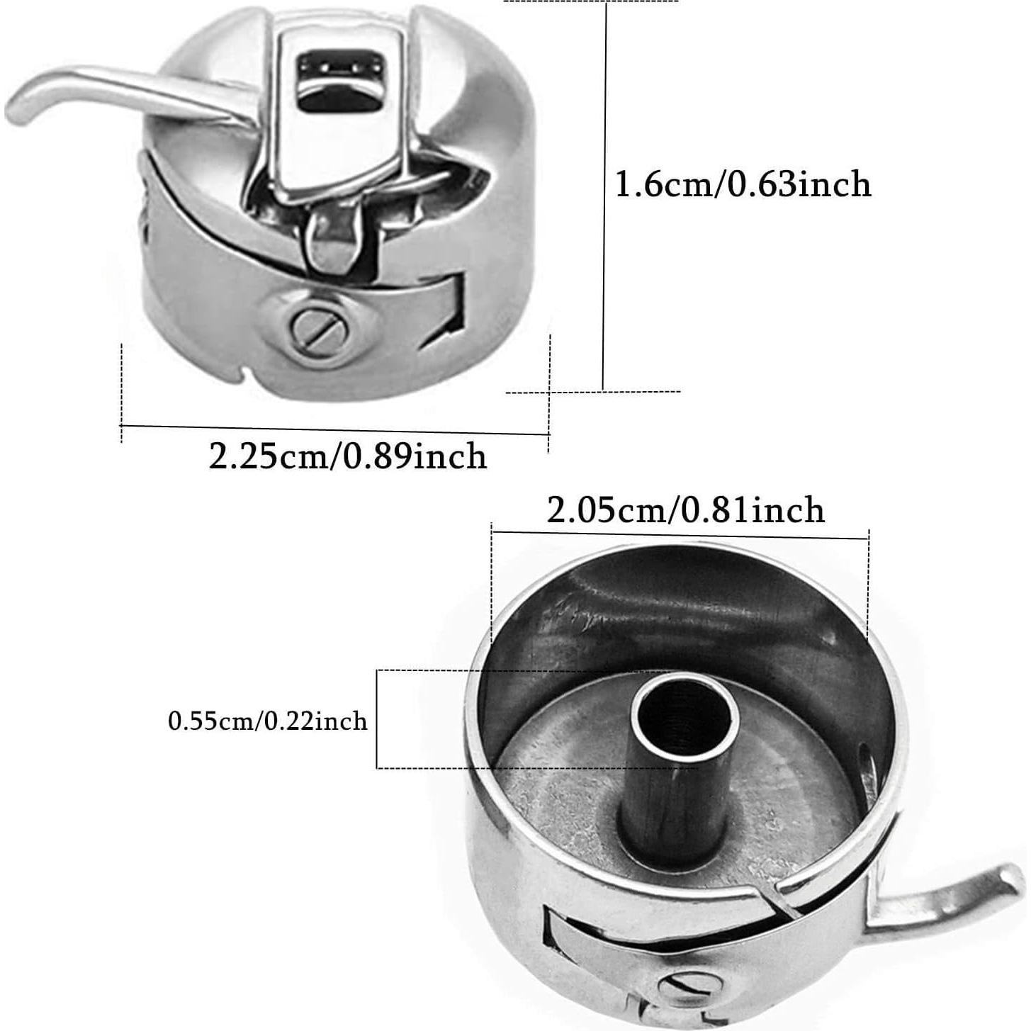 Caja de Bobina YEQIN con 20 Bobinas de Metal para Coser