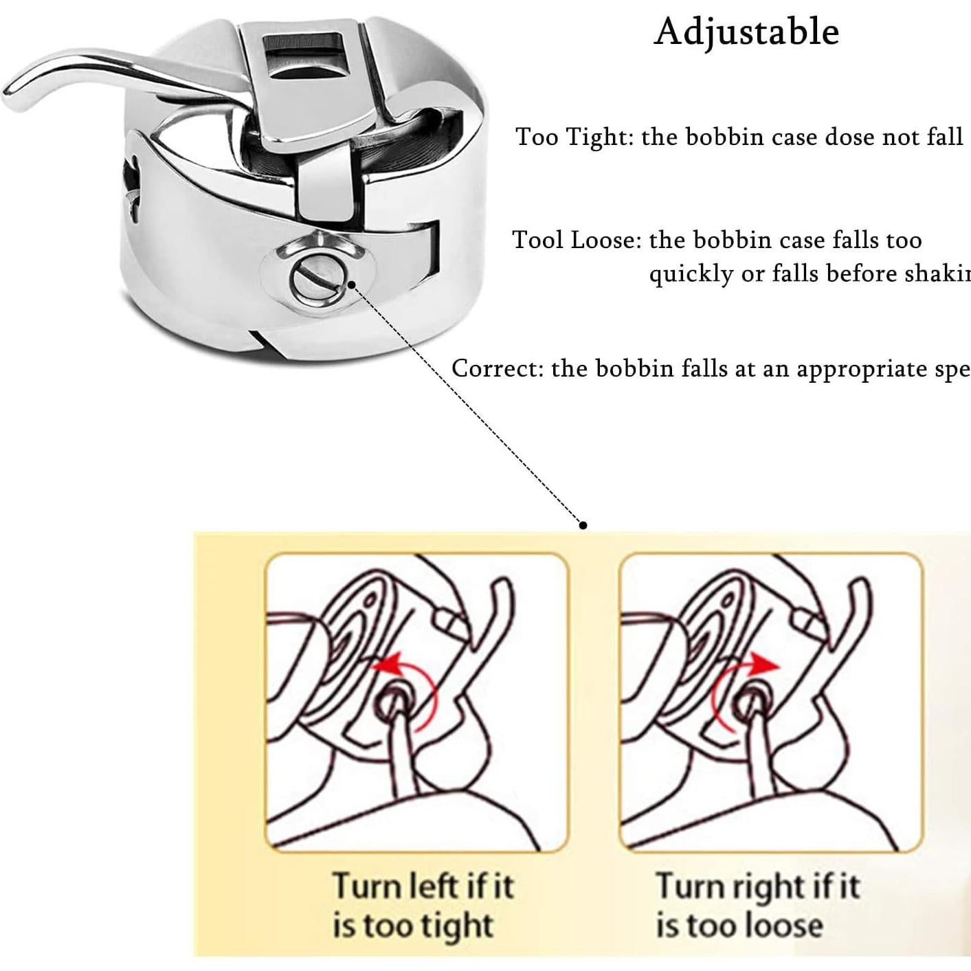 Caja de Bobina YEQIN con 20 Bobinas de Metal para Coser
