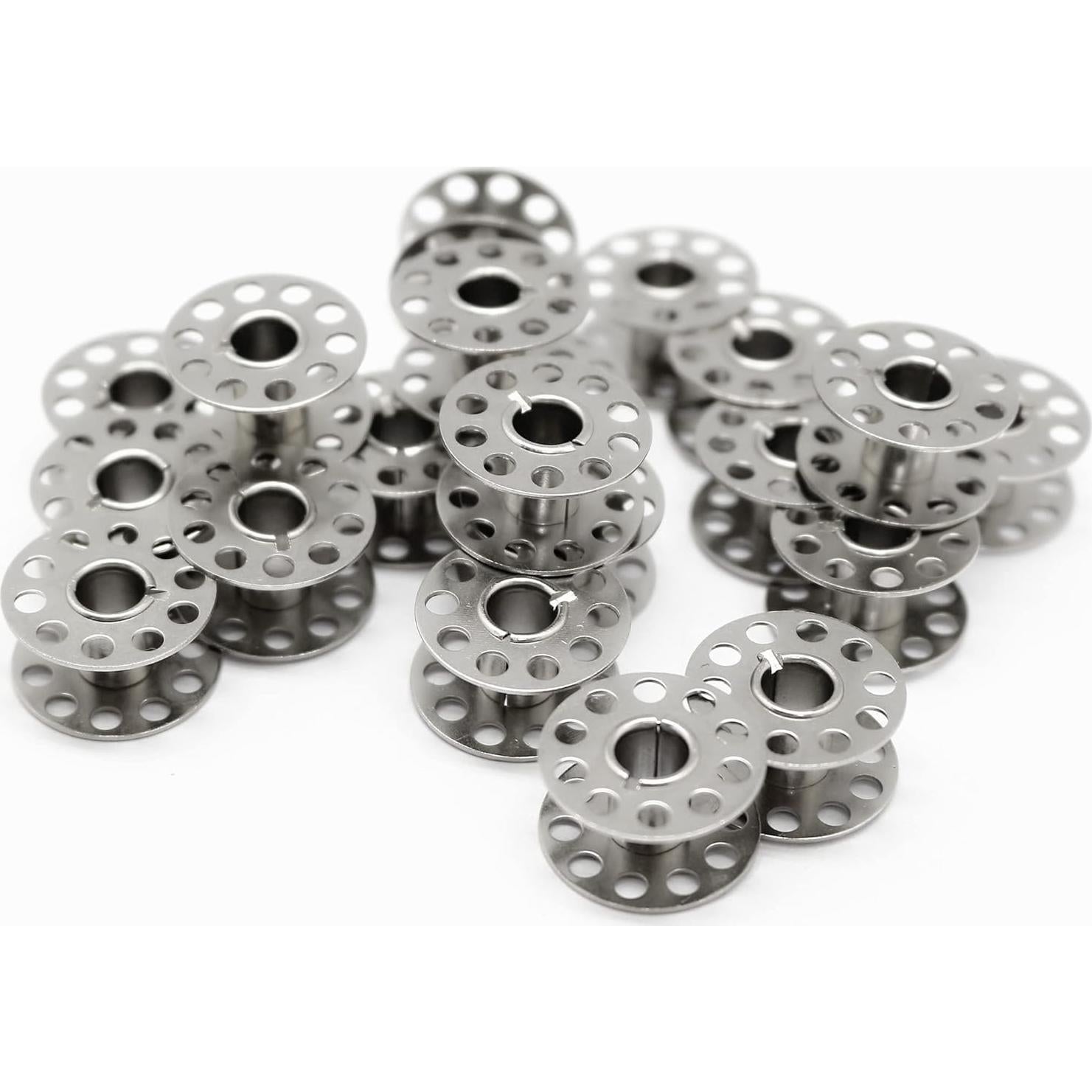 Caja de Bobina YEQIN con 20 Bobinas de Metal para Coser