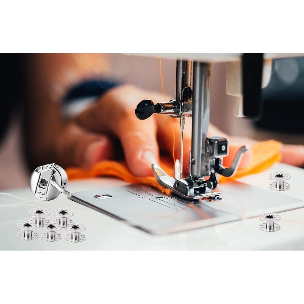 Caja de Bobina YEQIN con 20 Bobinas de Metal para Coser