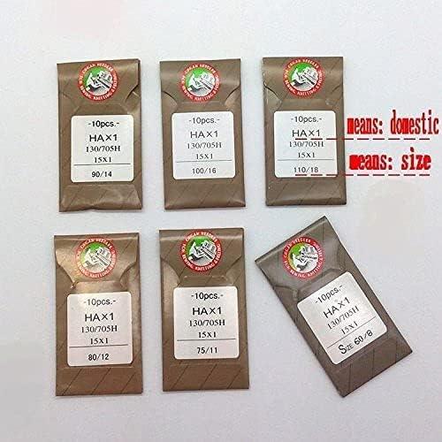 Agujas de máquina de coser Bequilter Organ 60pcs 15X1 HAX1
