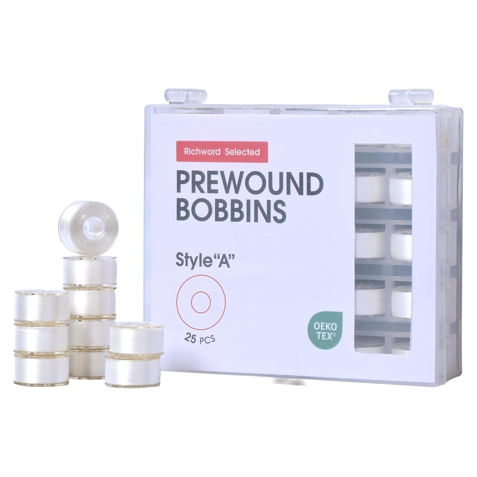 Bobinas Preenrolladas Richword 25pcs Tamaño A Plástico 70D