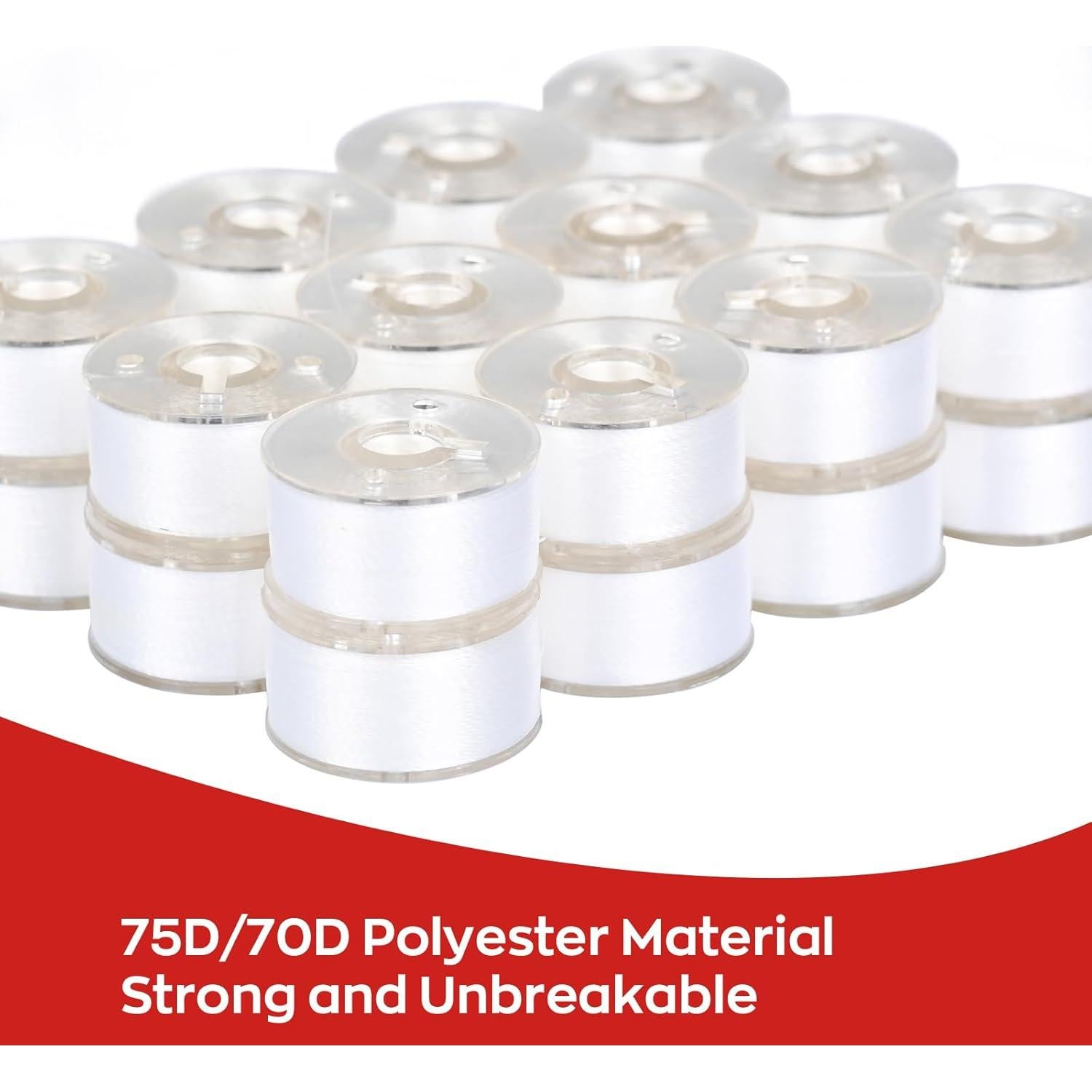 Bobinas Preenrolladas Richword 25pcs Tamaño A Plástico 70D