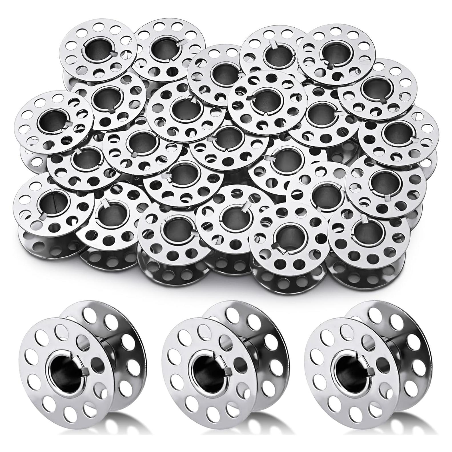 Bobinas de Metal LOKUNN 25 Pcs para Máquina de Coser
