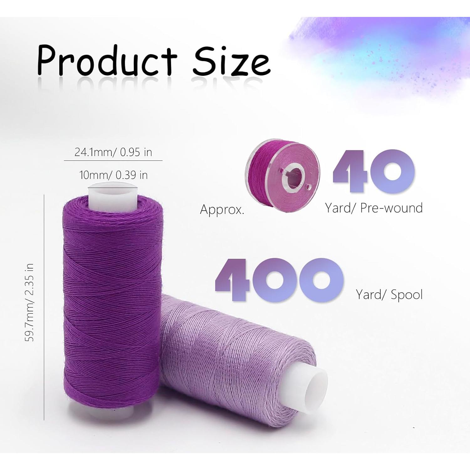 Kit de Hilo de Coser AILUHONG 72 Piezas 36 Colores Poliester