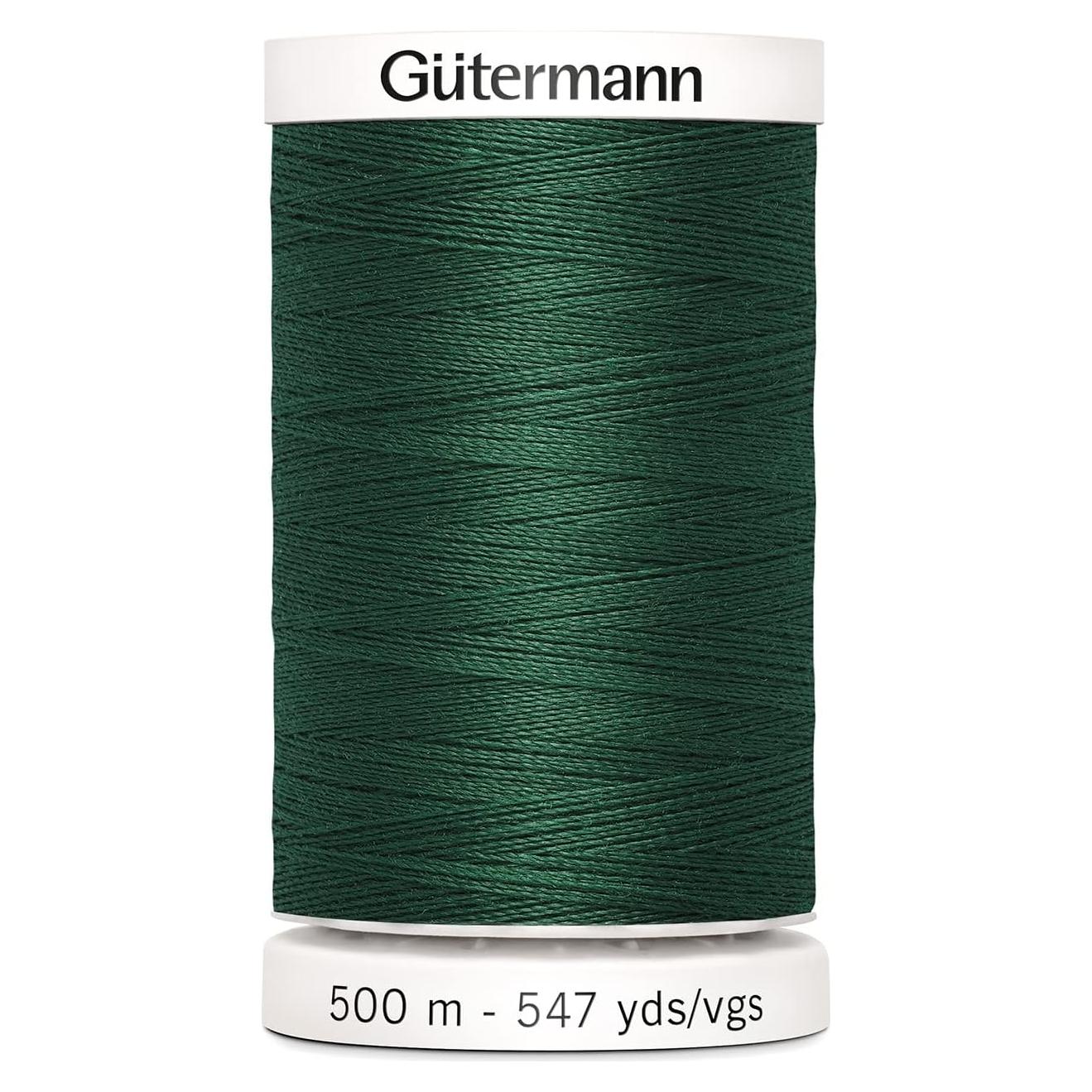 Hilo de Costura Gütermann 500m Poliester Verde Oscuro