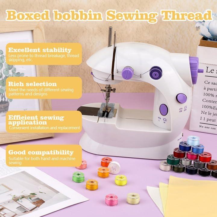 Kit de Hilo de Costura UzecPk 25 Piezas 45m Poliester