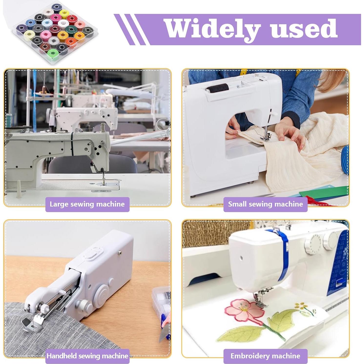 Kit de Hilo de Costura UzecPk 25 Piezas 45m Poliester