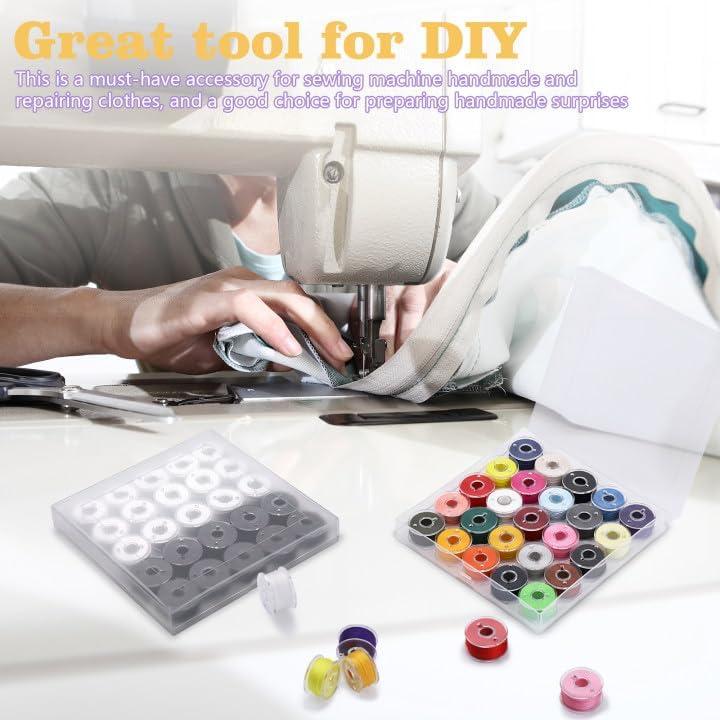 Kit de Hilo de Costura UzecPk 25 Piezas 45m Poliester