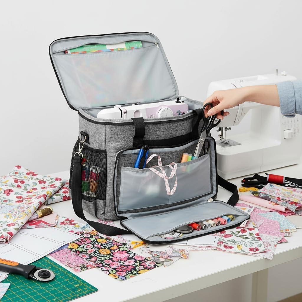 Funda de Transporte para Máquina de Coser Elsjoy 43.2x22.9x31.8cm